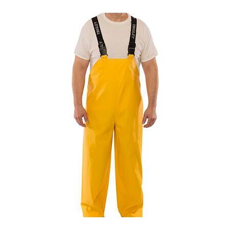 Tingley Weather-Tuff Overall, Yellow, .40MM PVC On Polyester, LG O33017.LG